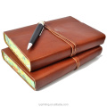 Hochwertiges PU Leder Notebook Geschenk Notebook Leder Diary Book Druck